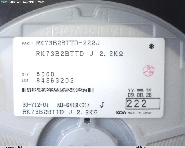 RK73B2HTTE222J