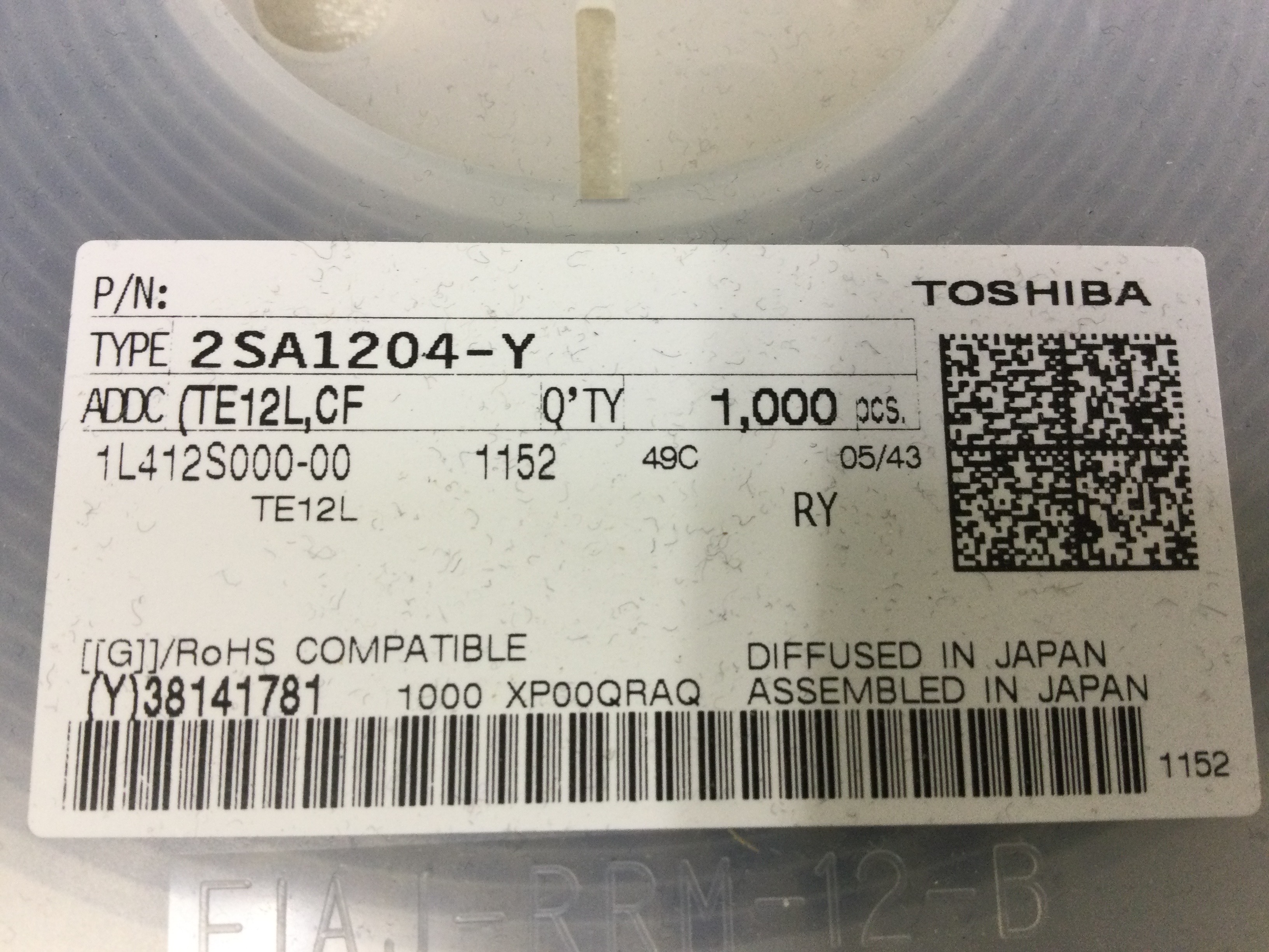 2SA1204-Y(TE12L,CF)
