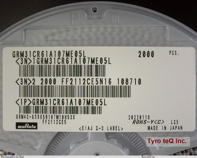 GRM31CR61A107ME05L