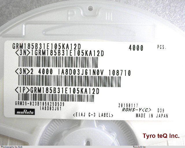 GRM185B31E105KA12D