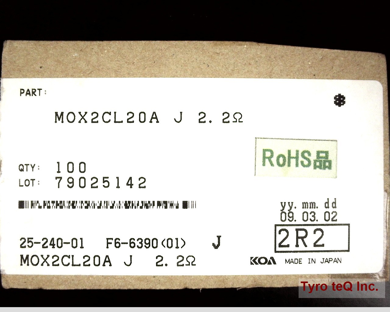 MOX2CL20A2R2J