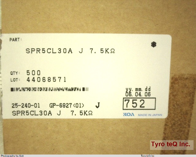 SPR5CL30A752J