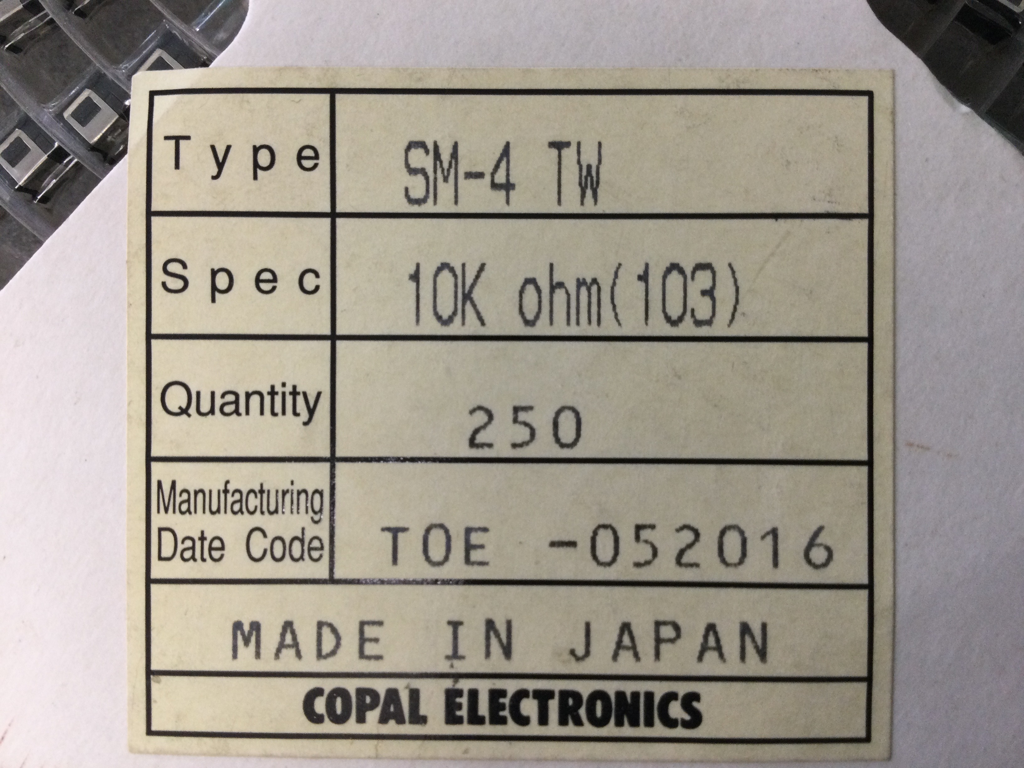 SM-4TW 100KOHM(104)
