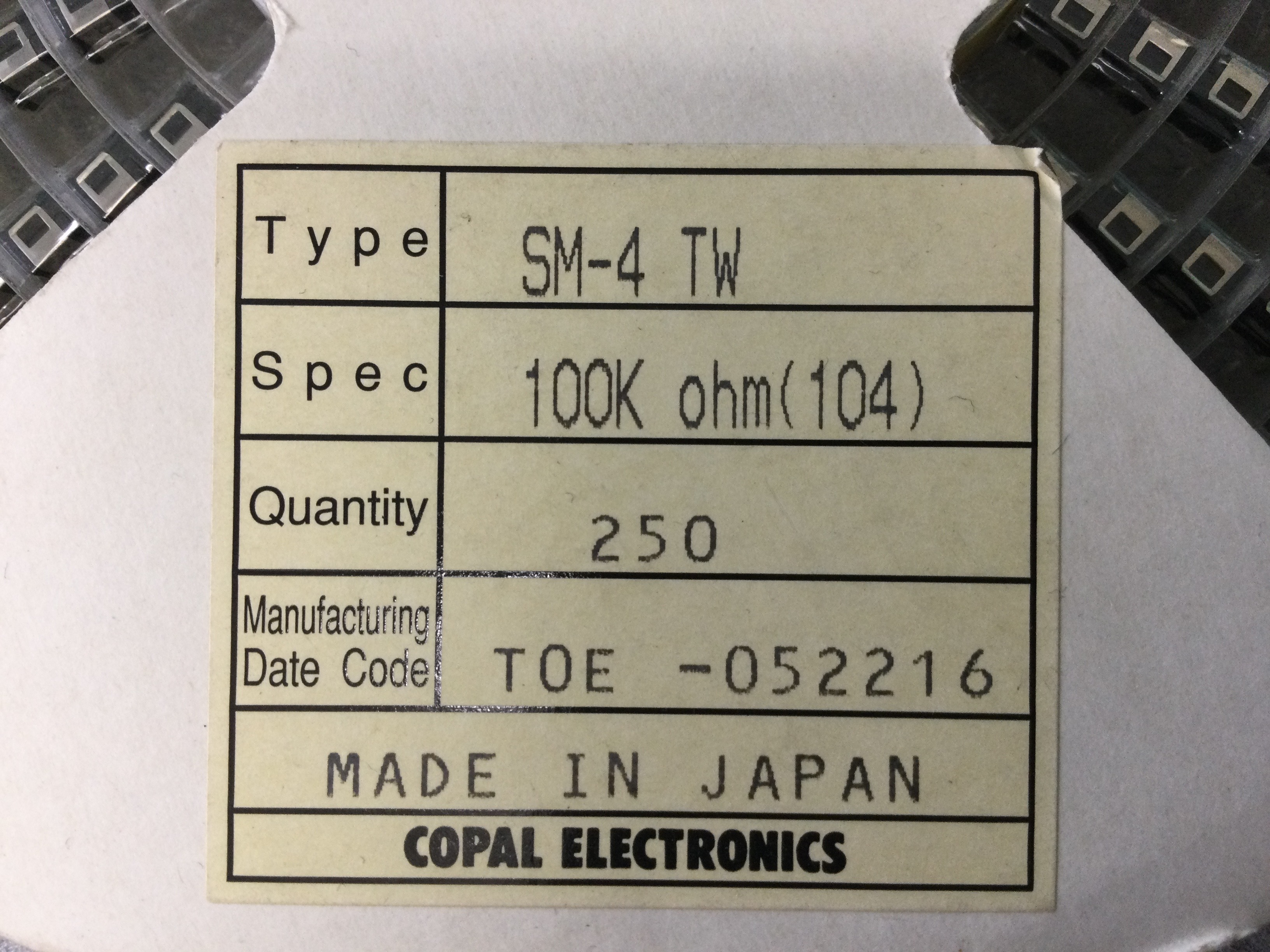 SM-4TW 100KOHM(104)