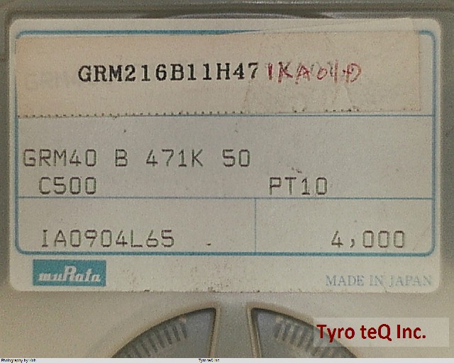 GRM216B11H471KA01D