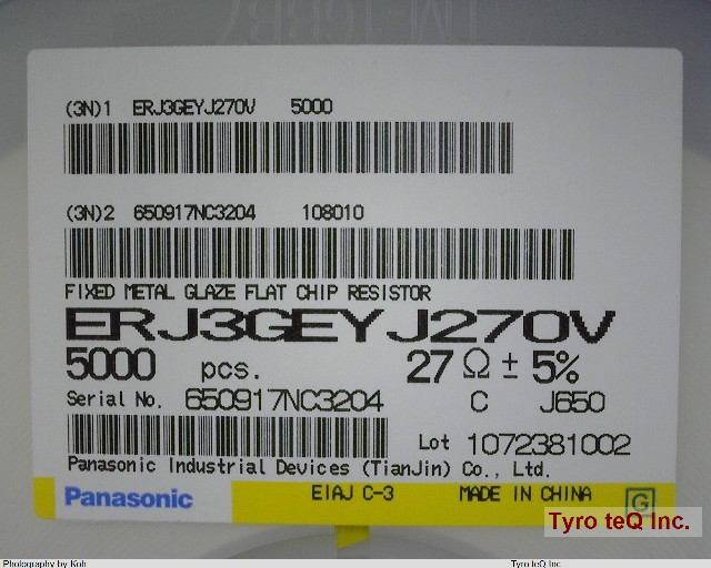 ERJ-3GEYJ270V
