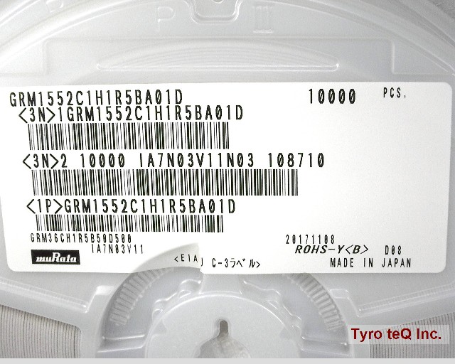 GRM1552C1H1R5BA01D