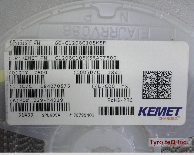 C1206C105K5RAC7800