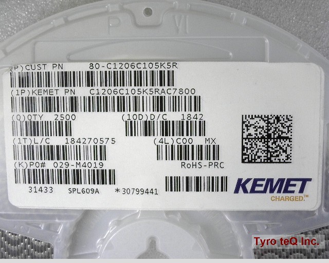 C1206C105K5RAC7800