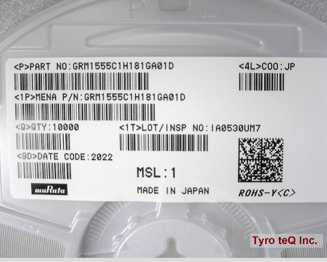 GRM1555C1H181GA01D
