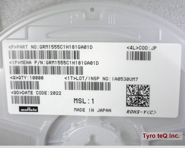 GRM1555C1H181GA01D