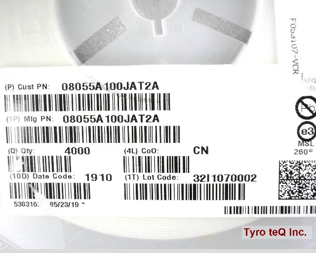 08055A100JAT2A