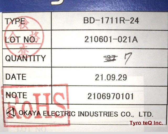 BD-1711R-24