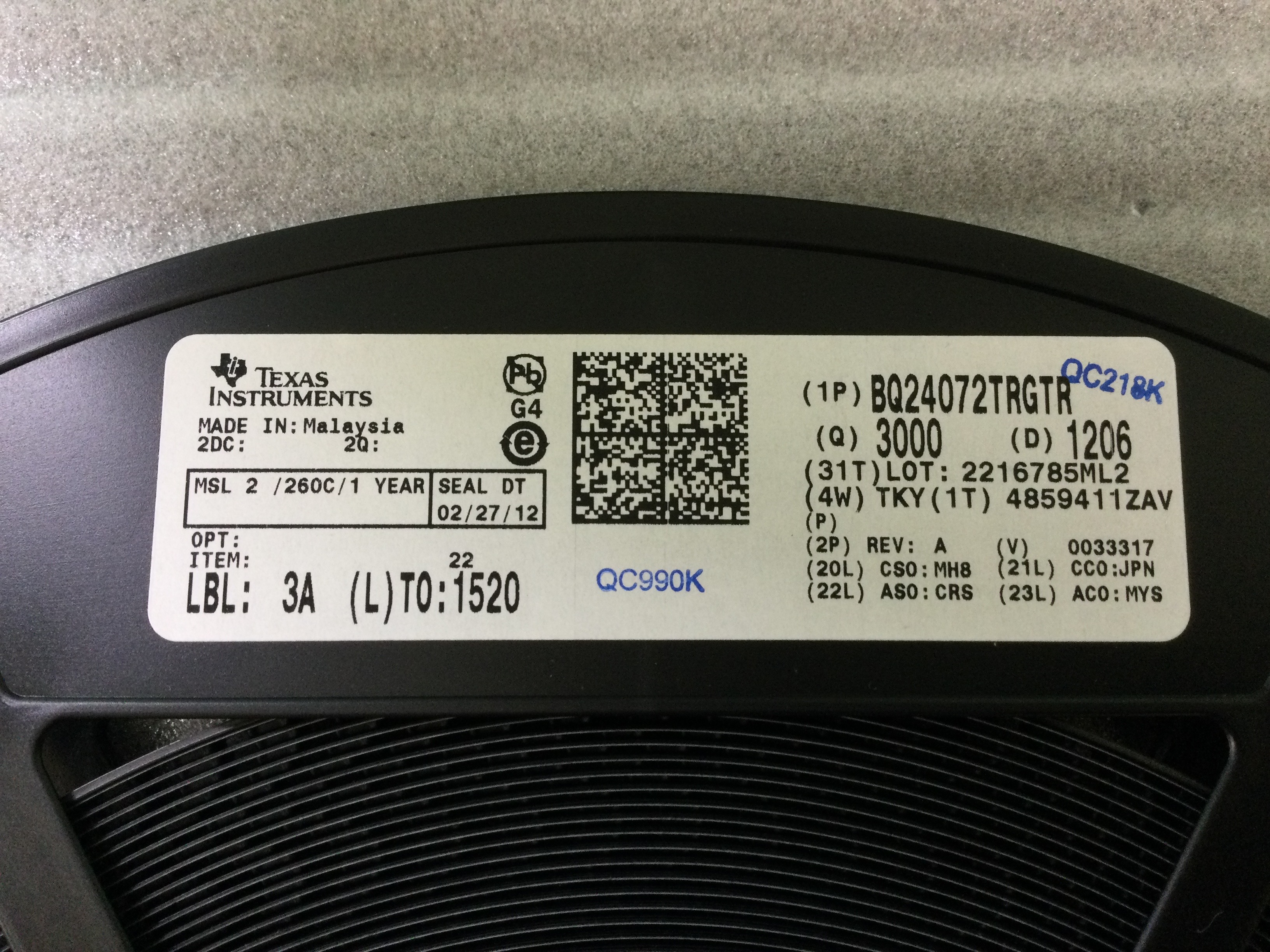 BQ24072TRGTR