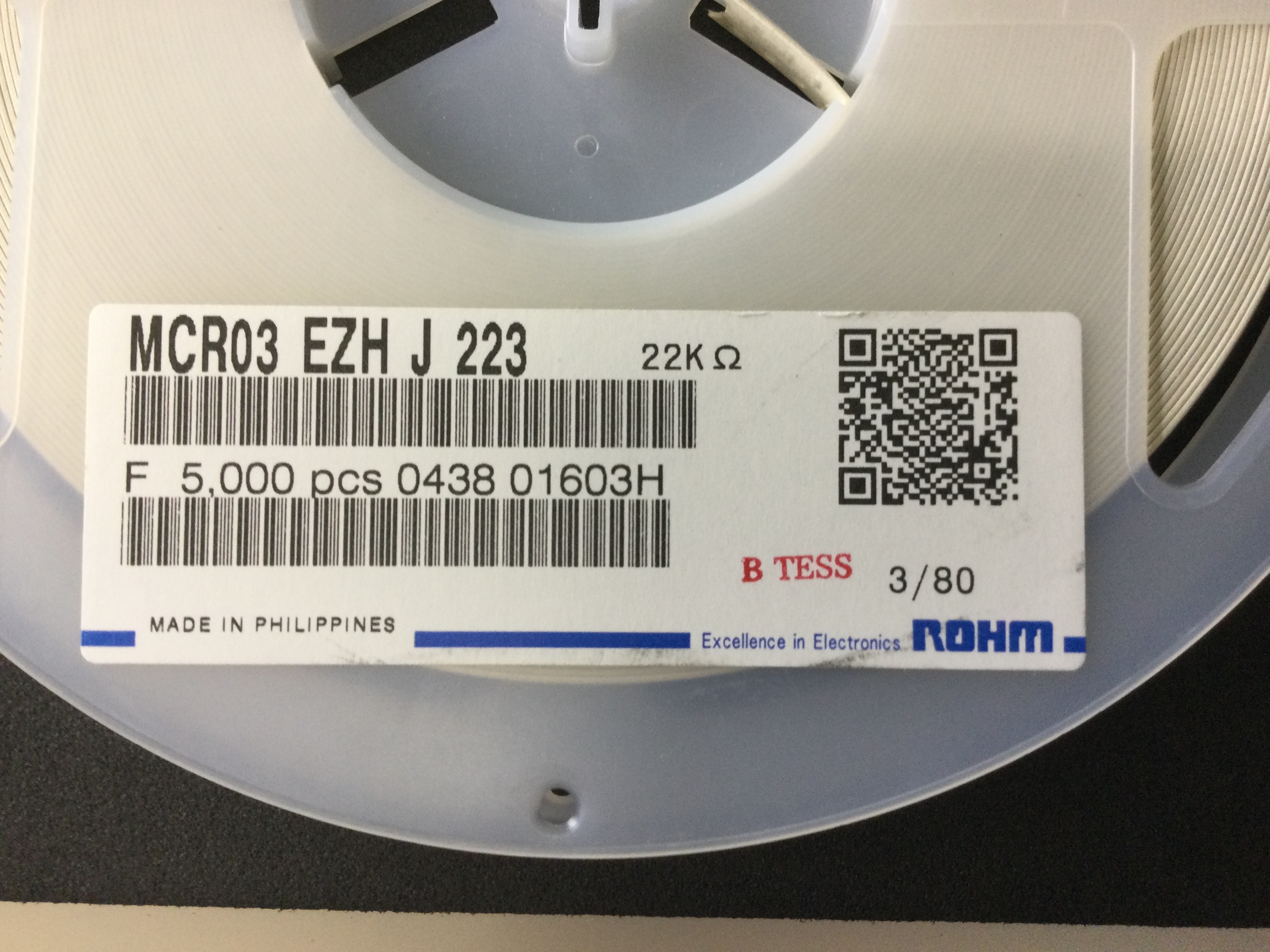 MCR03EZHJ223