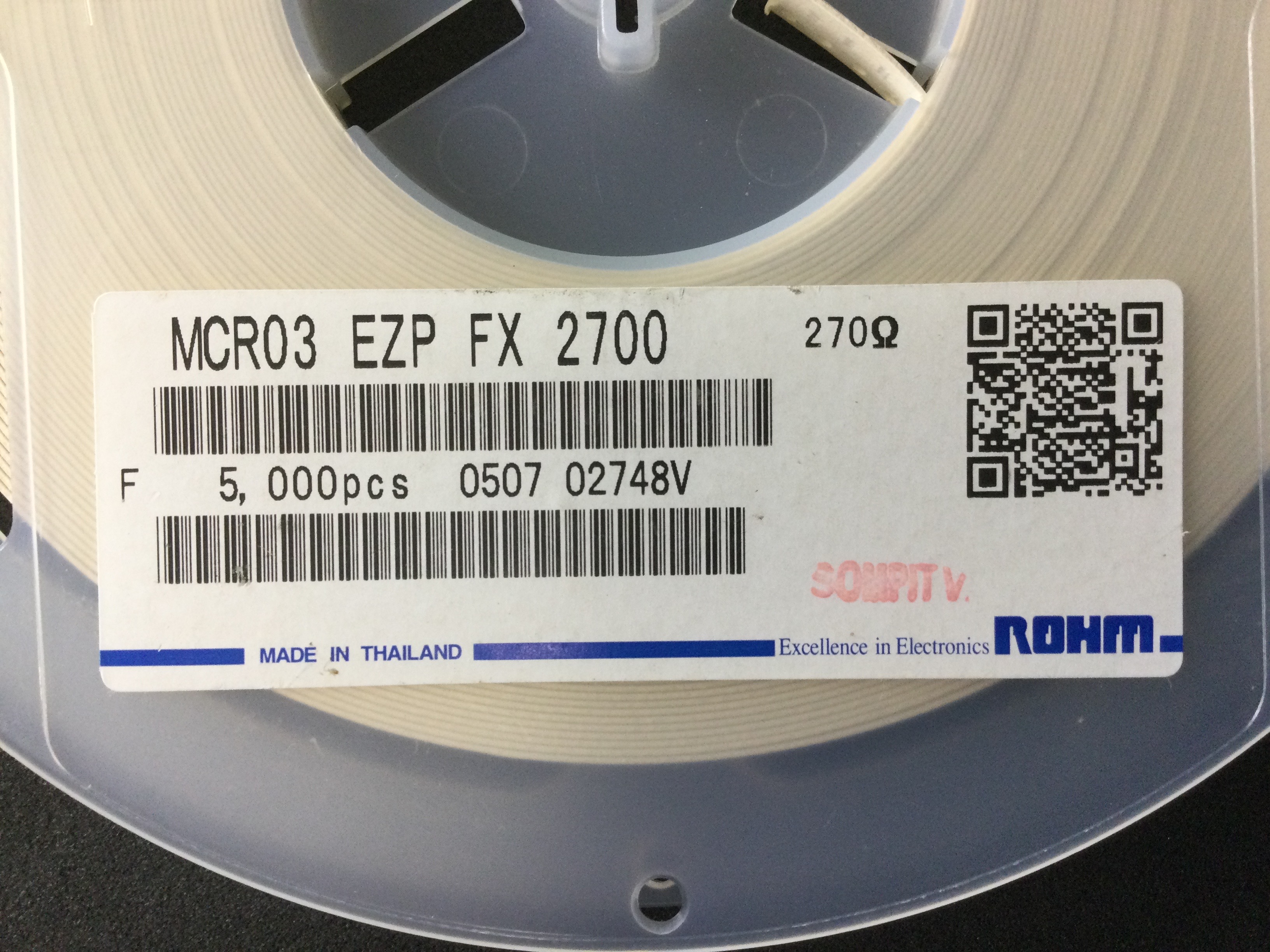 MCR03EZPFX2700