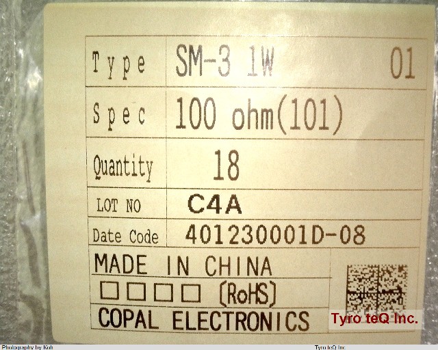 SM-31W 100KOHM(101)