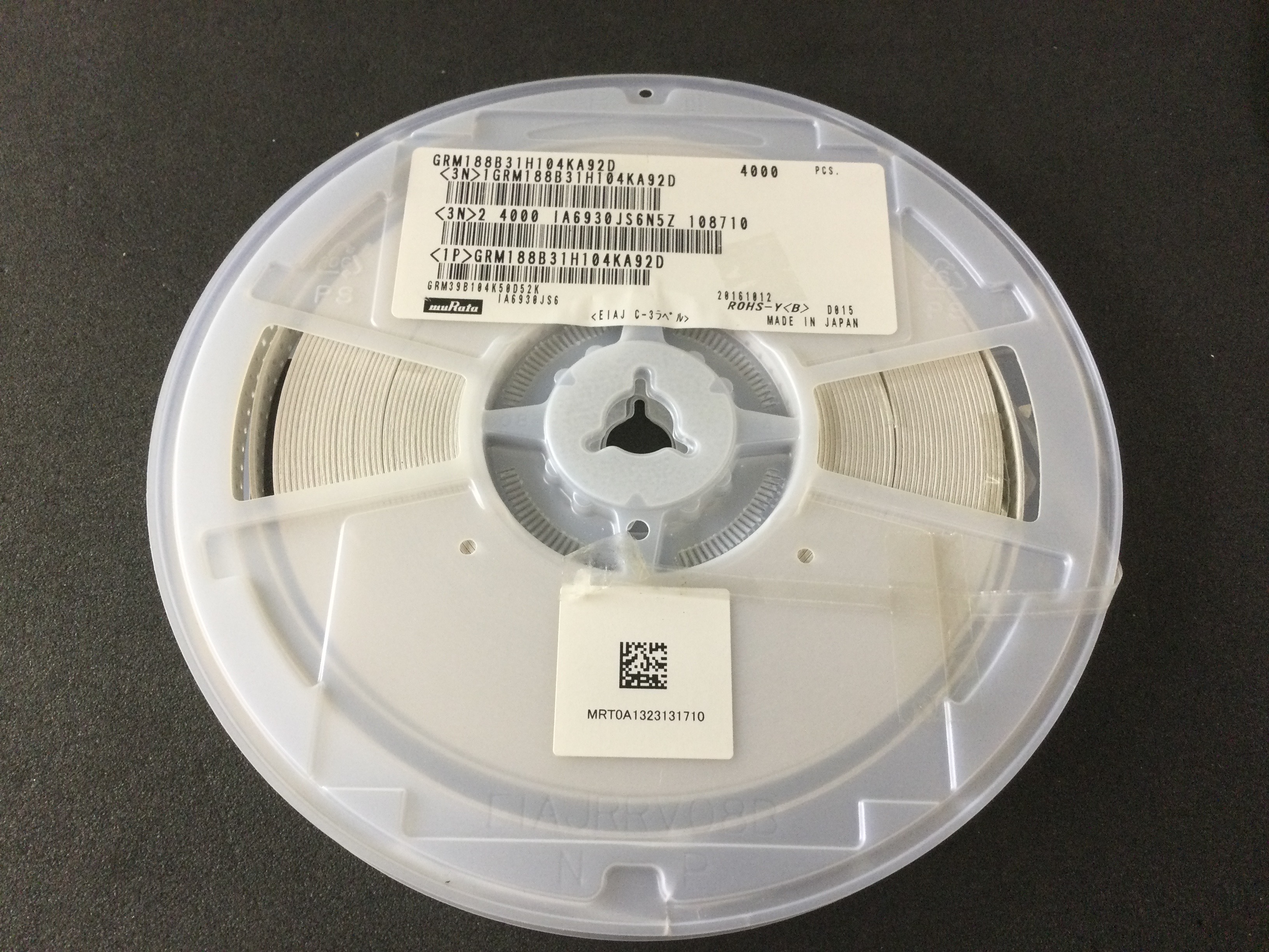 GRM188B31H104KA92D