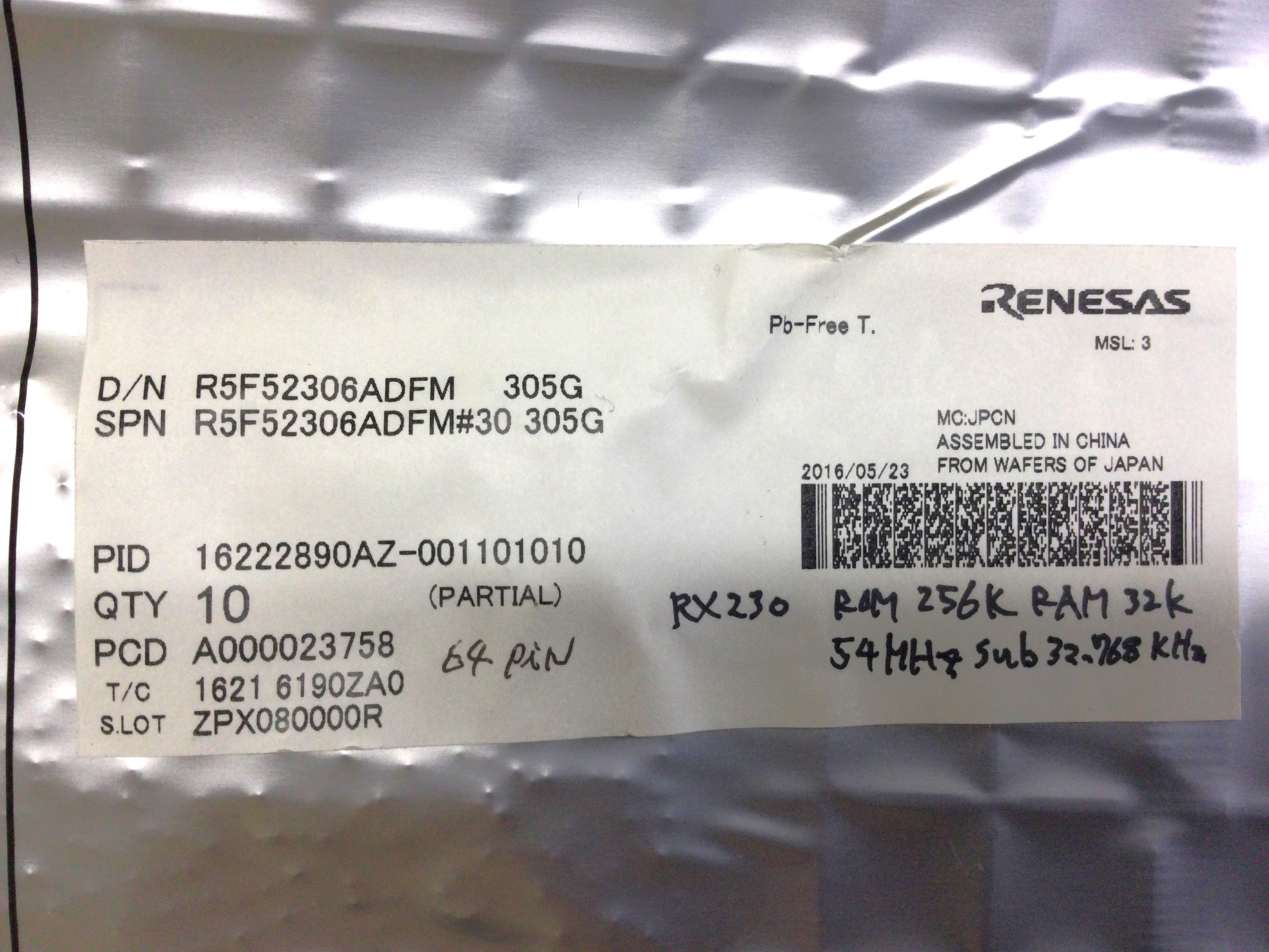 R5F52306ADFM#30