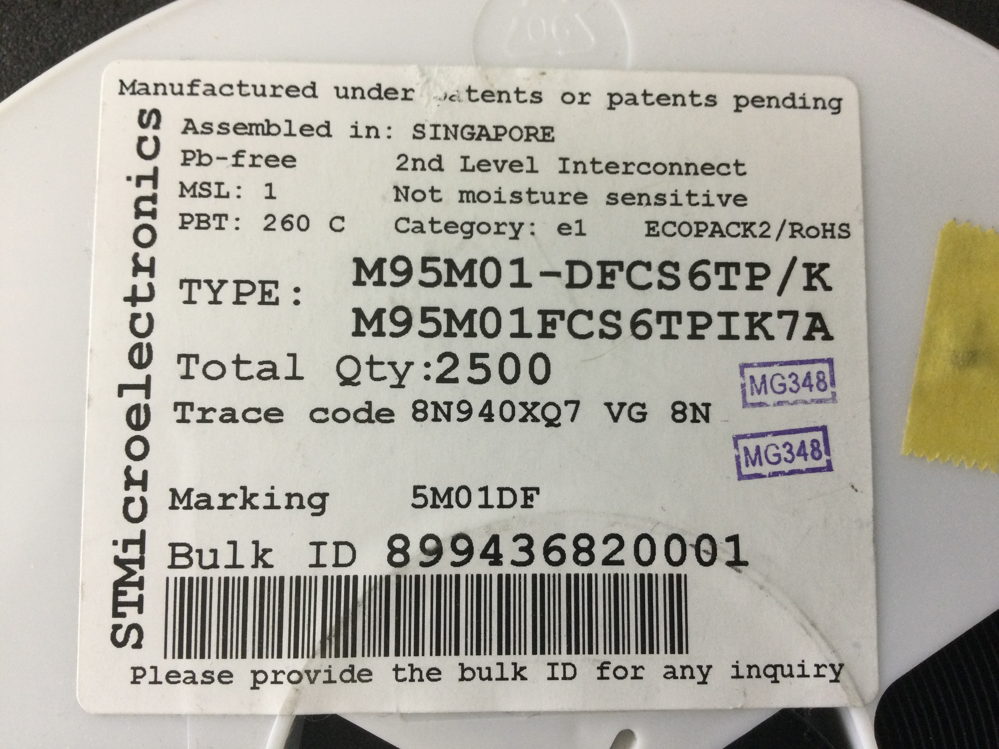 M95M01-DFCS6TP/K