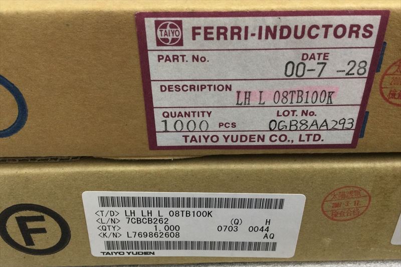 LHL08TB100K