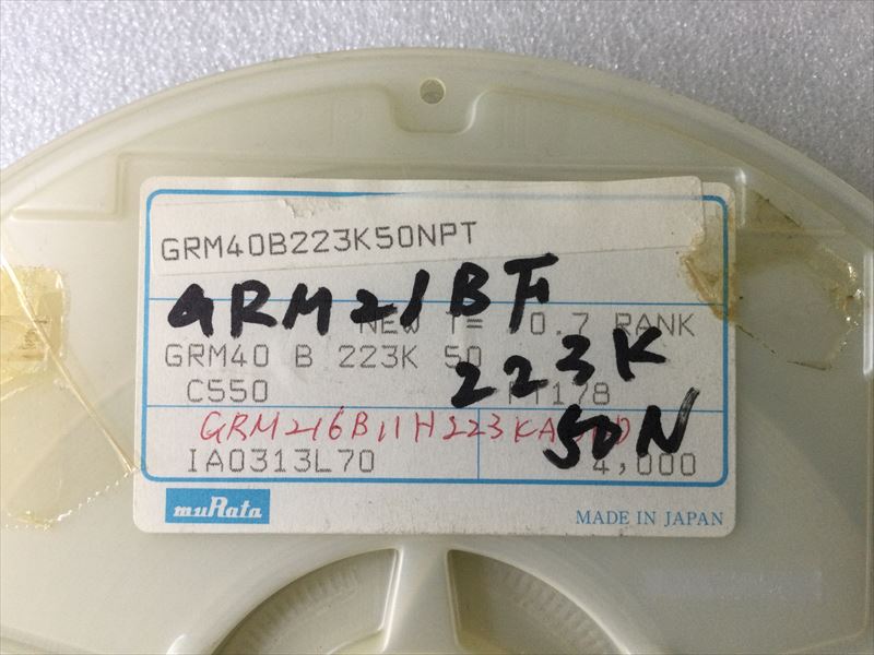 GRM40B223K50