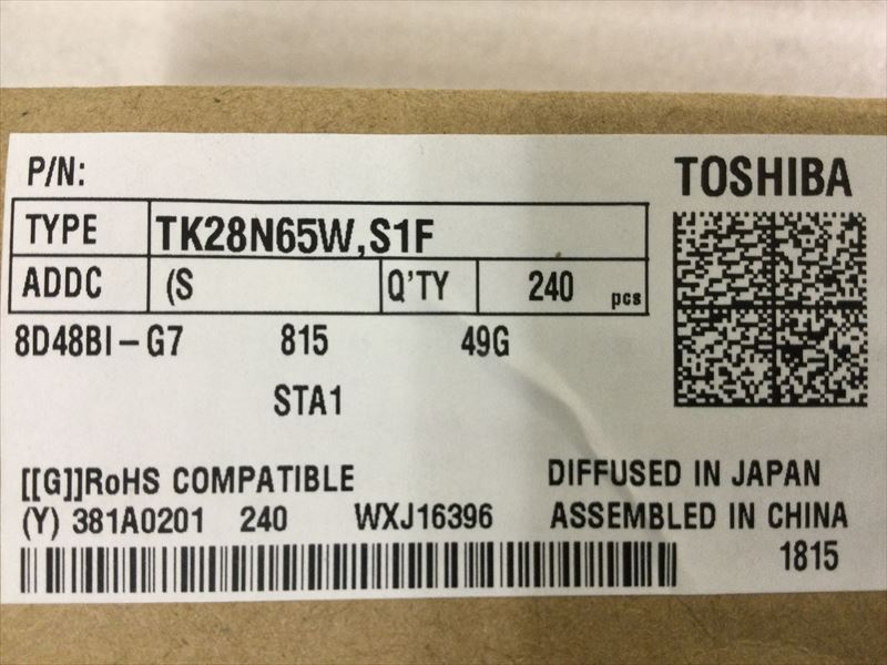 TK28N65W,S1F(S