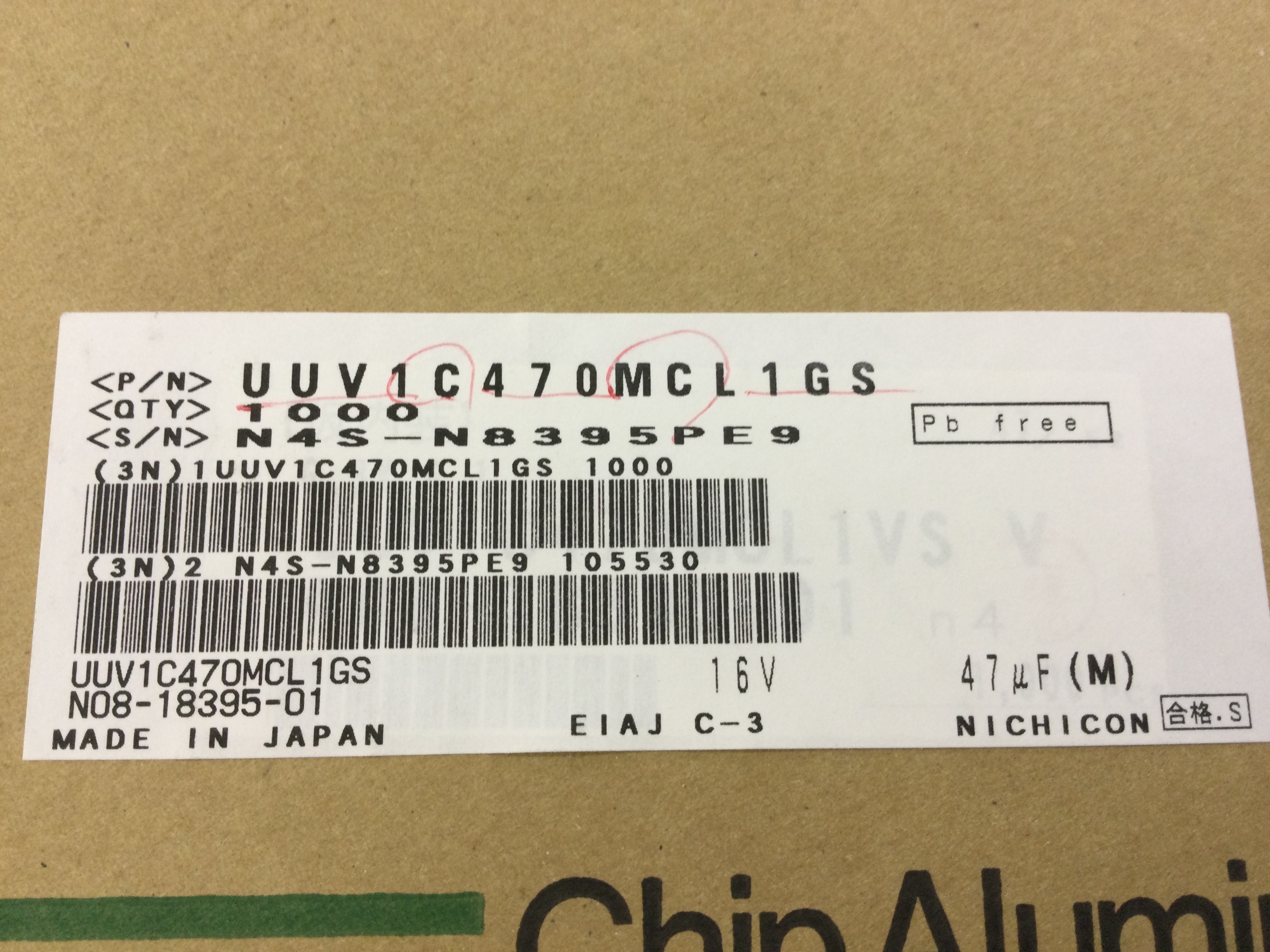 UUV1C470MCL1GS