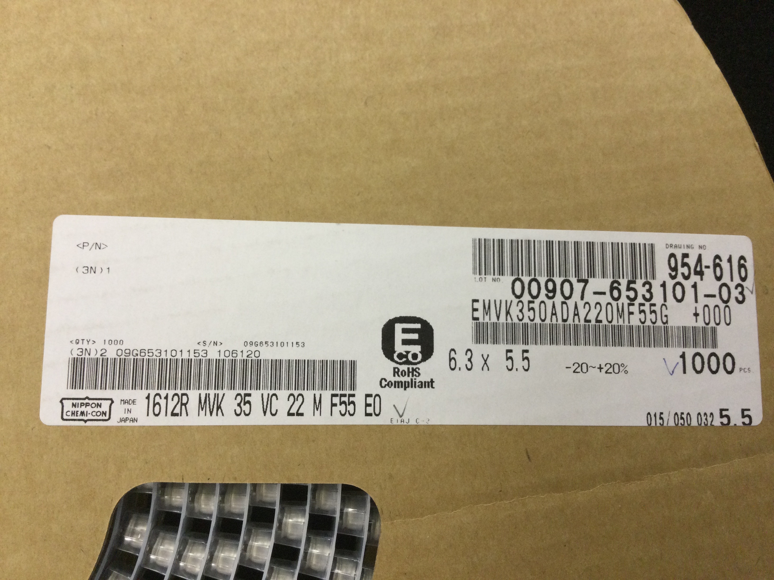EMVK350ADA220MF55G