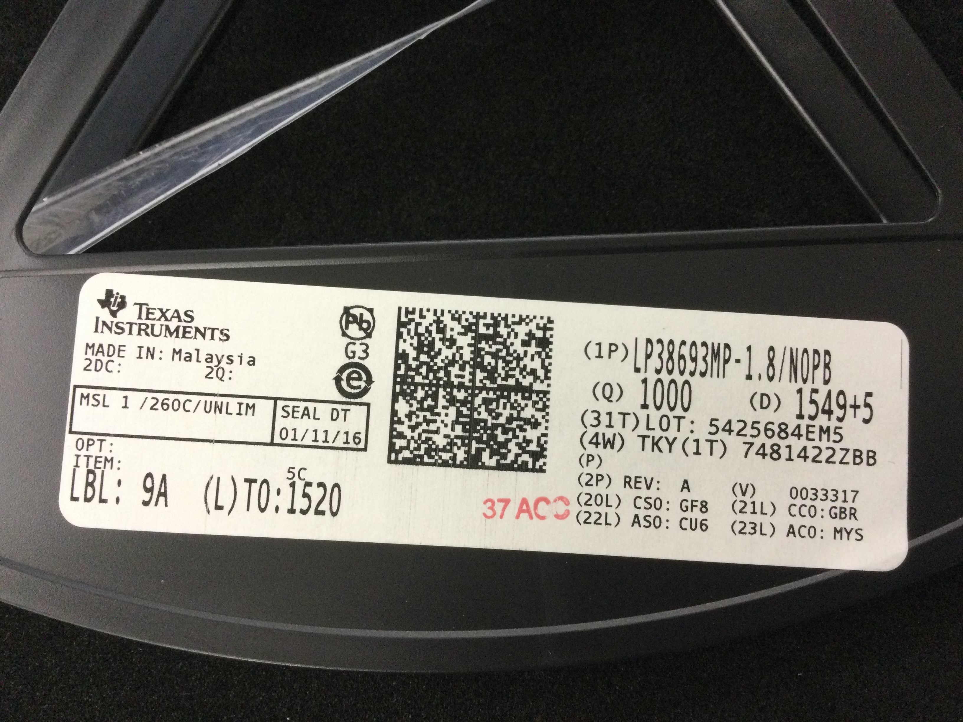 LP38693MP-1.8/NOPB