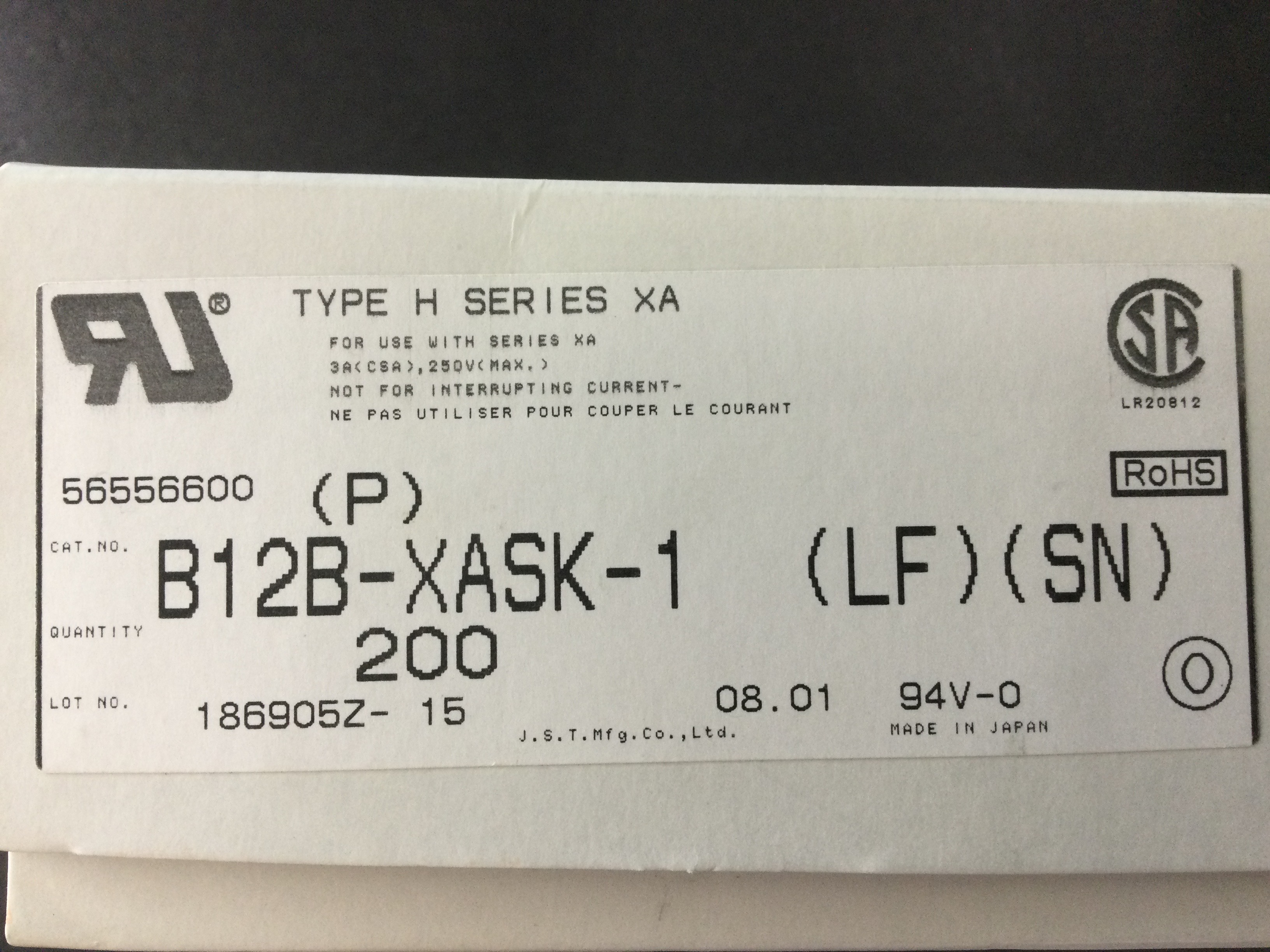 B12B-XASK-1(LF)(SN)