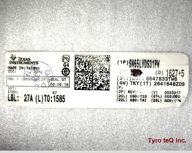 SN65LVDS31PW