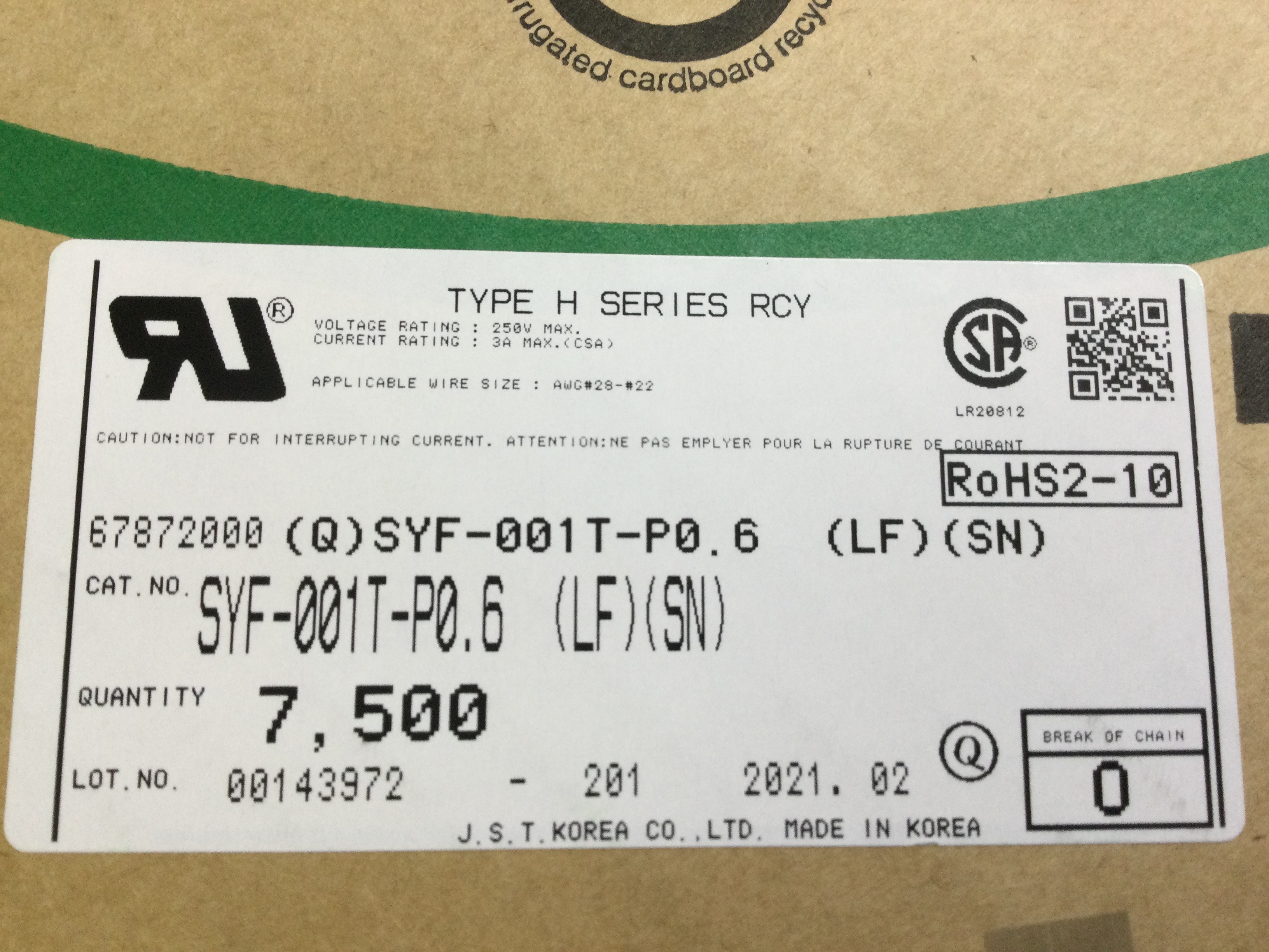 SYF-001T-P0.6(LF)(SN)
