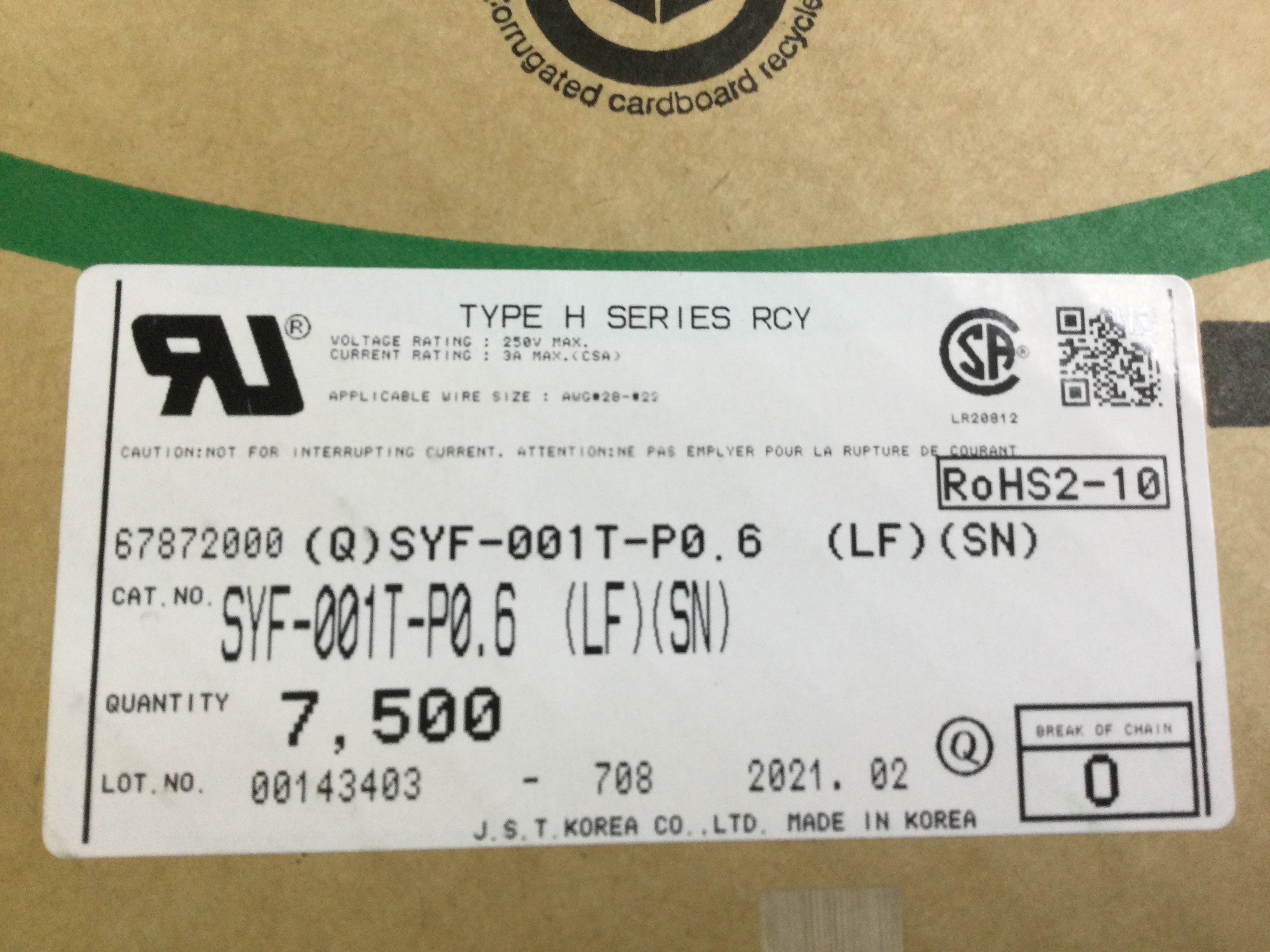 SYF-001T-P0.6(LF)(SN)