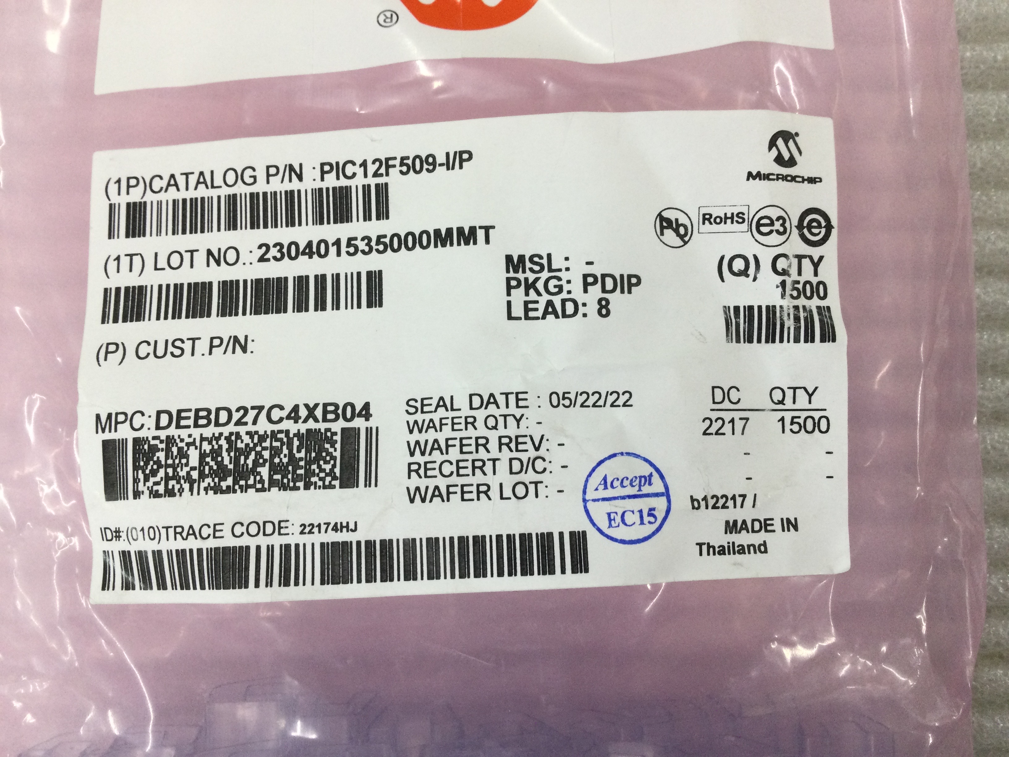 PIC12F509IP