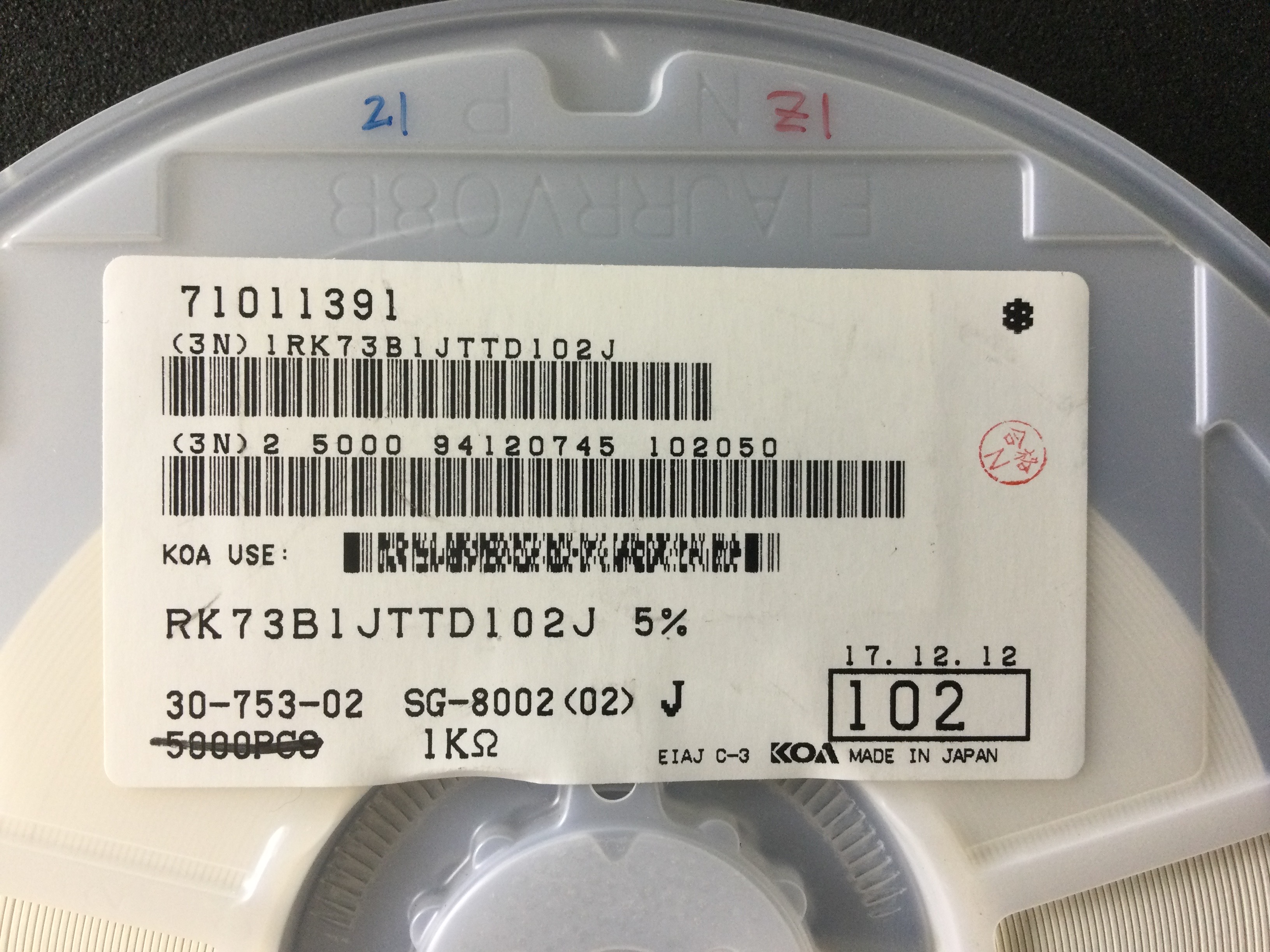 RK73B1JTTD102J