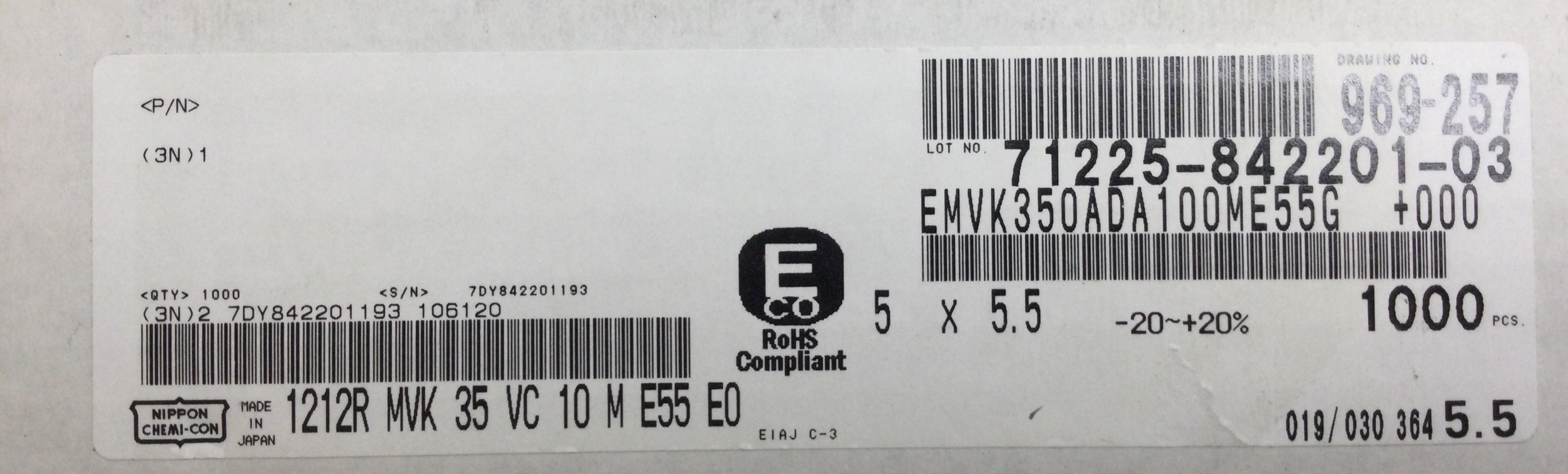 EMVK350ADA100ME55G