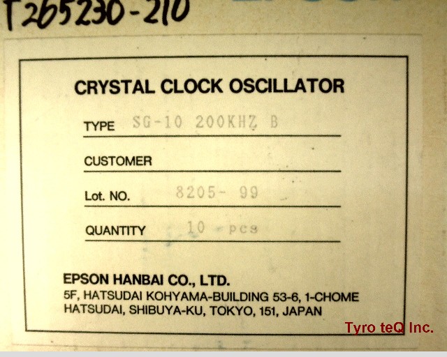 SG-10 200KHZ B