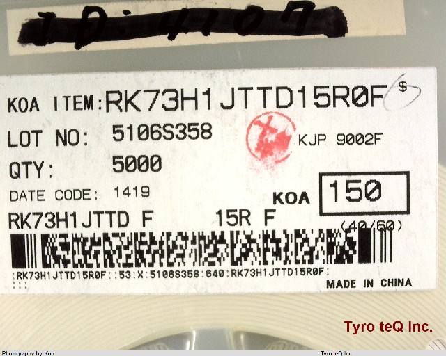 RK73H1JTTD15R0F
