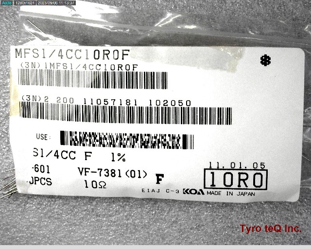 MFS1/4CC 10R0F