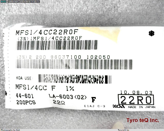 MFS1/4CC 22R0F