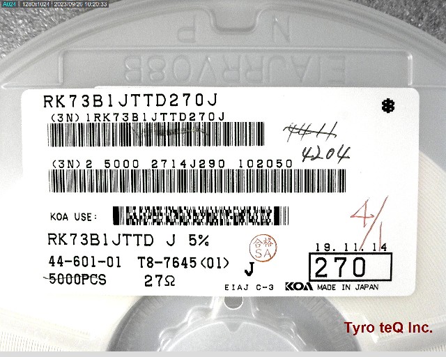 RK73B1JTTD270J