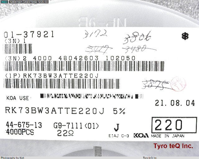 RK73BW3ATTE220J