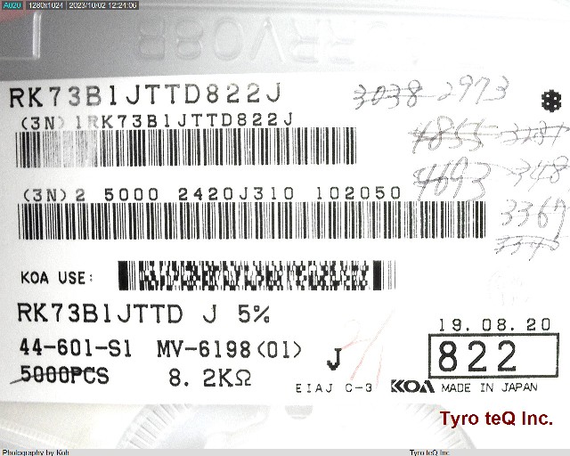 RK73B1JTTD822J