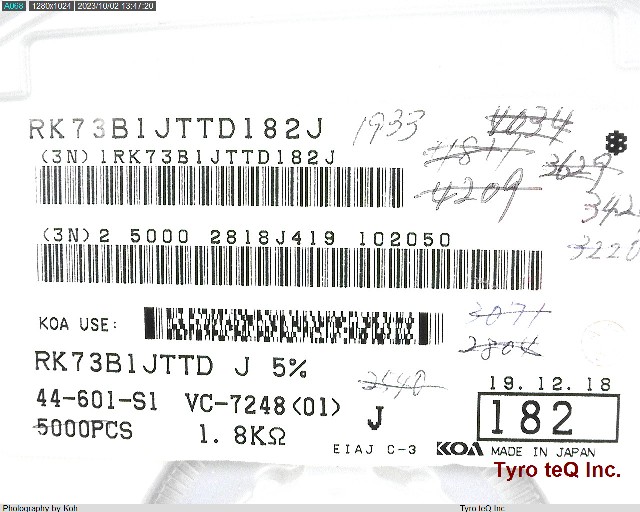 RK73B1JTTD182J