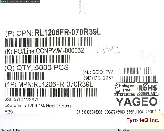 RL1206FR-070R39L