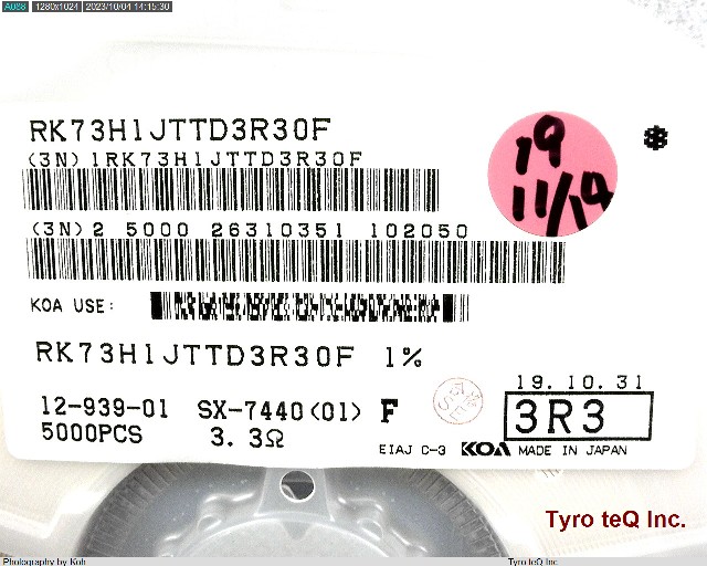 RK73H1JTTD3R30F