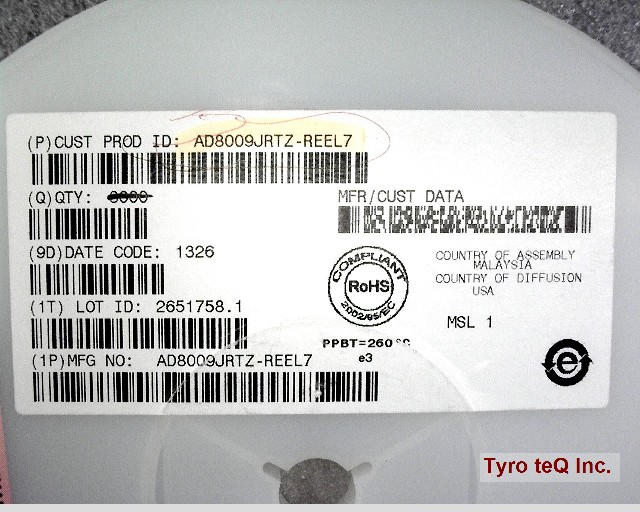 AD8009JRTZ-REEL7