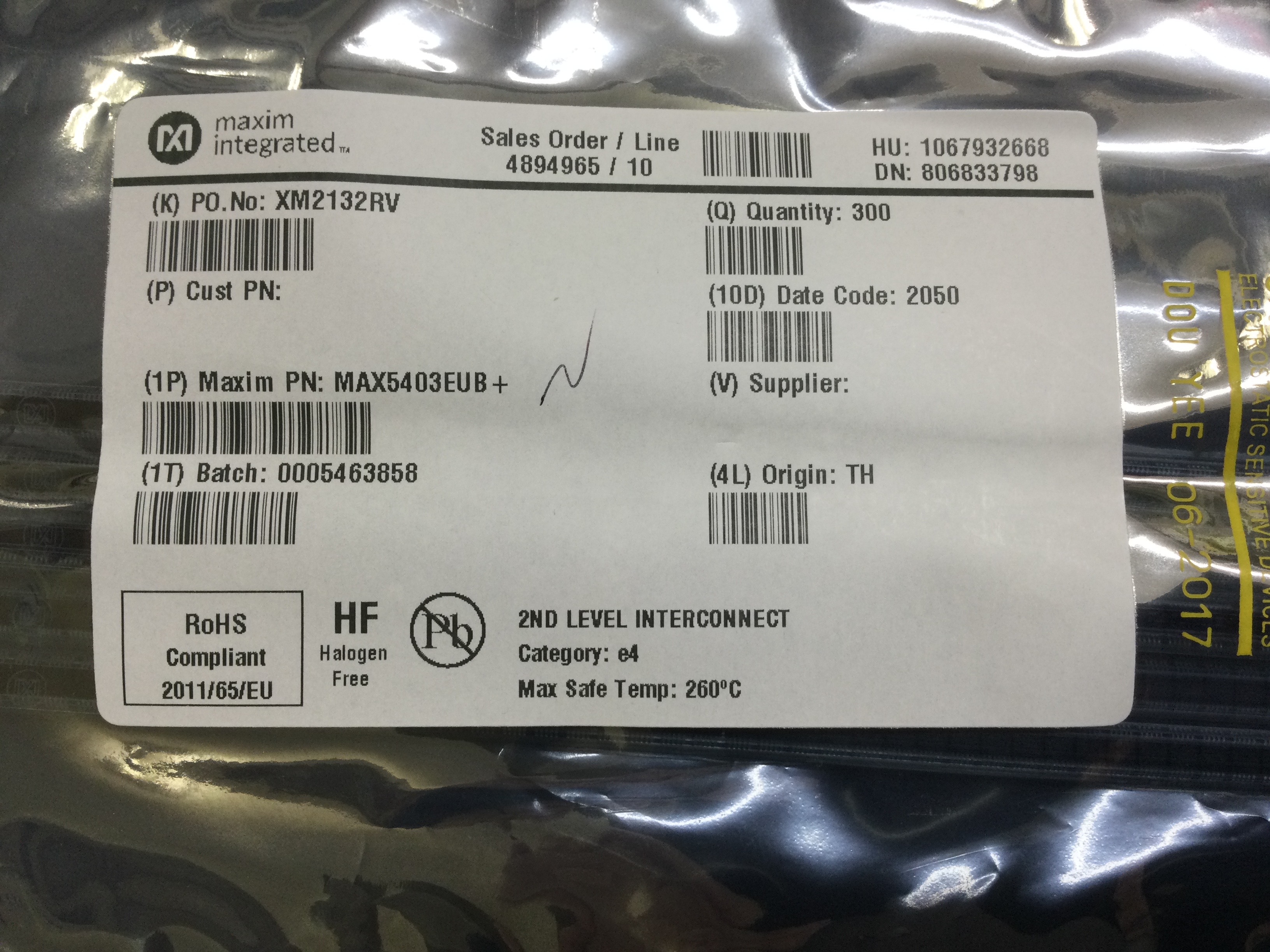 MAX5403EUB