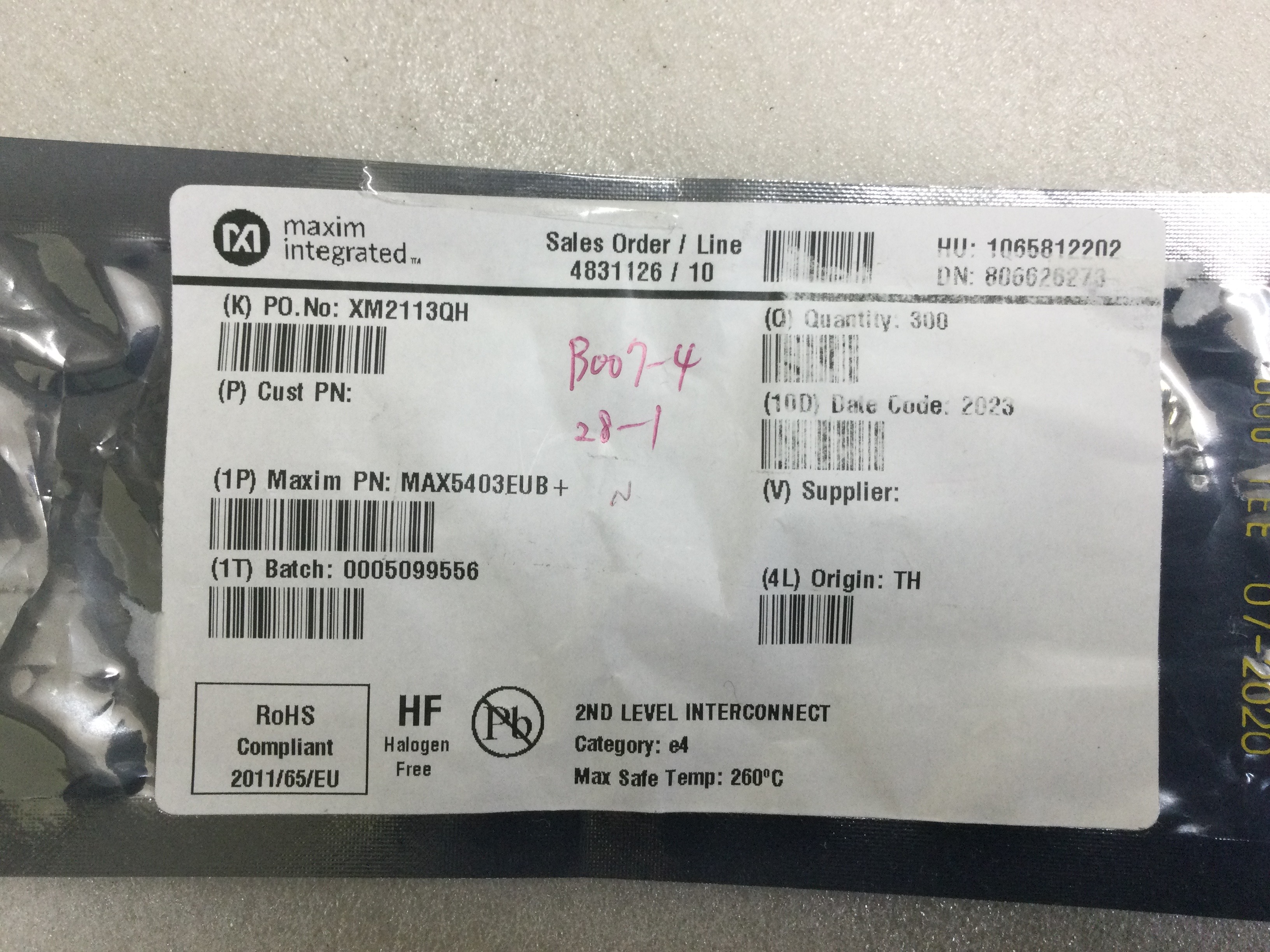 MAX5403EUB